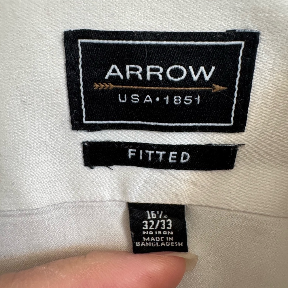 Arrow Classic Ivory Fitted Shirt
